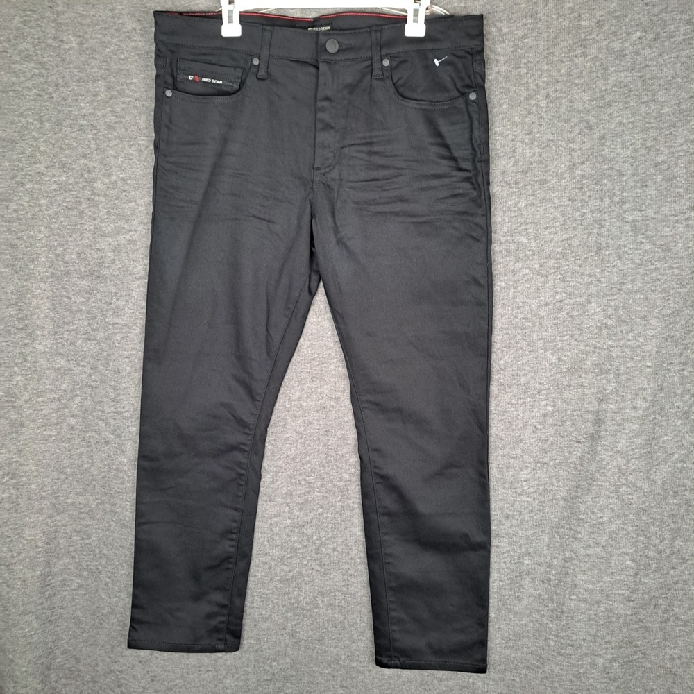 Fried Denim Slim Fit Jeans Men's Size 36x30 (Fits 37x30) Black Stretch Denim NWT